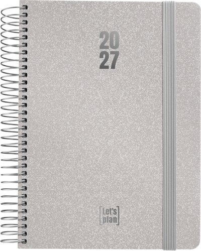 GRAFOPLAS Agenda Anual 2027 Metallic Plata A5 GRAFOPLAS Agenda Anual 2027 Metallic Plata A5