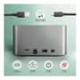Axagon ADSA-DC Dock Station USB3.2 Gen1 - 2x SATA 6G CLONE DUAL HDD ASMedia