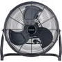 Oceanic OCEAVI120B Ventilador de Pie Industrial 120W, 3 Velocidades, Diámetro 49 cm, Color Negro Mate