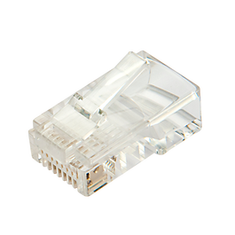 Lindy 62405 - Conector RJ-45 Transparente para Cable Cat5e U/UTP (UTP), Chapado en Oro, Paquete de 10 Unidades