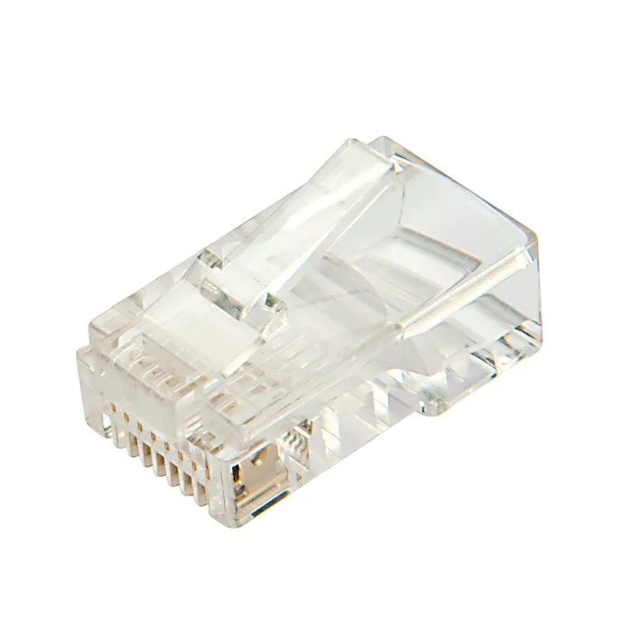 Lindy 62405 - Conector RJ-45 Transparente para Cable Cat5e U/UTP (UTP), Chapado en Oro, Paquete de 10 Unidades