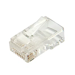 Lindy 62405 - Conector RJ-45 Transparente para Cable Cat5e U/UTP (UTP), Chapado en Oro, Paquete de 10 Unidades