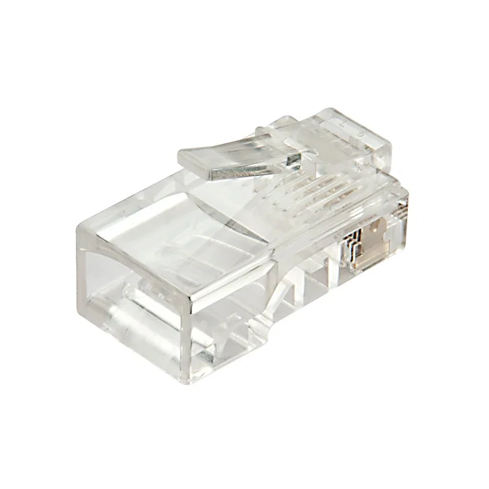Lindy 62405 - Conector RJ-45 Transparente para Cable Cat5e U/UTP (UTP), Chapado en Oro, Paquete de 10 Unidades