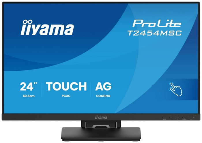 Iiyama ProLite T2454MSC-B3AG Monitor Táctil 23.8 pulg Full HD IPS Iiyama ProLite T2454MSC-B3AG Monitor Táctil 23.8 pulg Full HD IPS