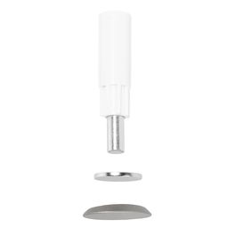 MANILLAS Tope Puerta Embutir Modelo Stoppino-2 Acabados Gris, Negro Y Blanco