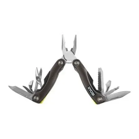 Ryobi RYO4892210201249 Alicates Multifunción 14 en 1 con Tijeras, Cuchillo, Destornillador, Sierra, Lima y Más Herramientas Esenciales Ryobi RYO4892210201249 Alicates Multifunción 14 en 1 con Tijeras, Cuchillo, Destornillador, Sierra, Lima y Más Herramientas Esenciales
