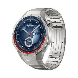 Huawei Watch GT 5 Pro 46mm Elite Plata - Smartwatch Hombre Mujer, Titanio, AMOLED, GPS, NFC, 14 Días Batería