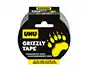 Uhu Cinta Adhesiva Americana Grizzly Tape Ultrafuerte Color Plata 25 m x 48 mm - Resistente Agua, UV y Temperaturas Extremas, 100% Impermeable, Fácil de Cortar a Mano