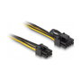 DeLOCK Cable de alimentación PCI Express 6 pin a 6+2 pin, 50 cm