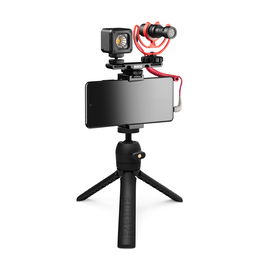 RODE Vlogger Kit Universal para Móvil con Micrófono VideoMicro, Luz LED y Trípode