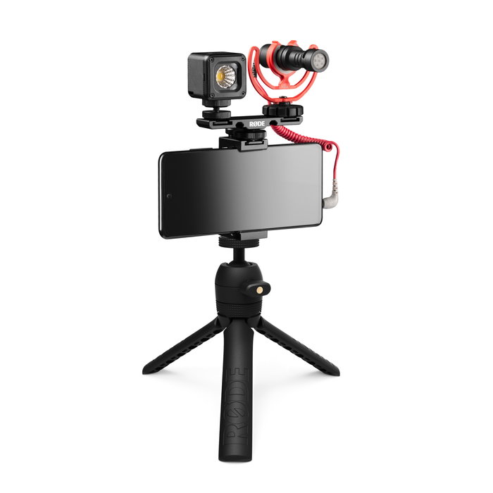 RODE Vlogger Kit Universal para Móvil con Micrófono VideoMicro, Luz LED y Trípode RODE Vlogger Kit Universal para Móvil con Micrófono VideoMicro, Luz LED y Trípode