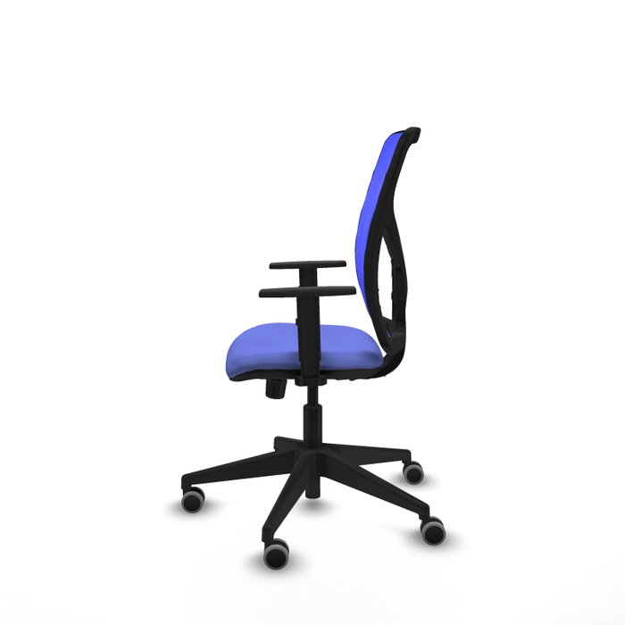 PIQUERAS Y CRESPO Silla de oficina Motilla con mecanismo Sincro, Azul