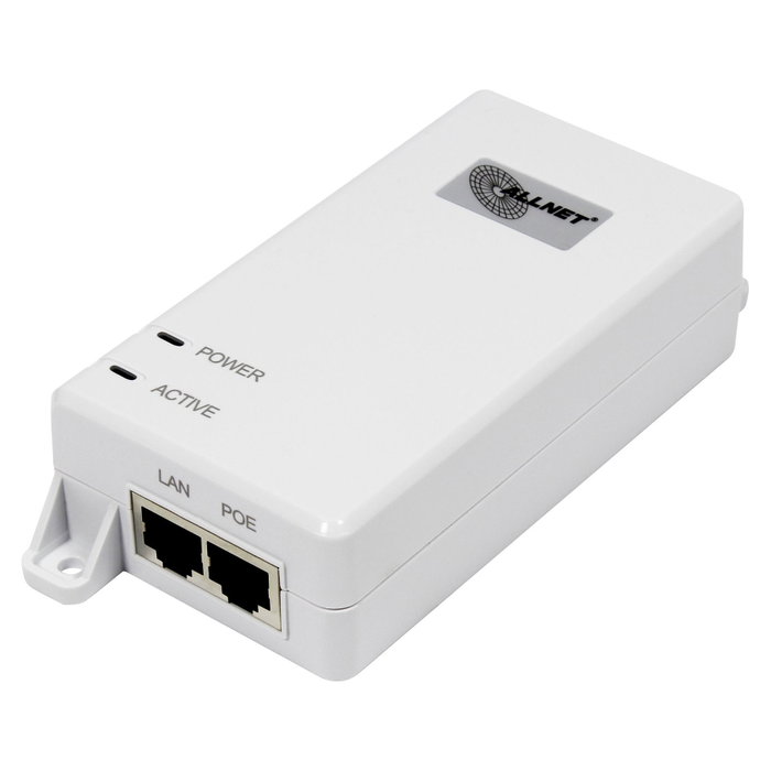 ALLNET ALL0488v6 Inyector PoE Gigabit PoE & PoE+ Blanco ALLNET ALL0488v6 Inyector PoE Gigabit PoE & PoE+ Blanco