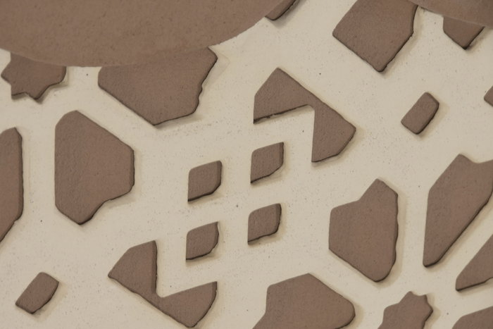 DKD Home Decor Cuadro MDF Relieve Mosaico 60x5,5x80 Surtido de 2 Unidades