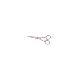 Jaguar Tijeras Ergo 5.5 Pink con Microdentado - Acero Inoxidable Profesional, 14cm, Rosa