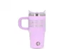 Antartik Taza térmica Pulse con asa y pajita, morado, 570 ml
