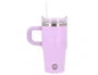 Antartik Taza térmica Pulse con asa y pajita, morado, 570 ml