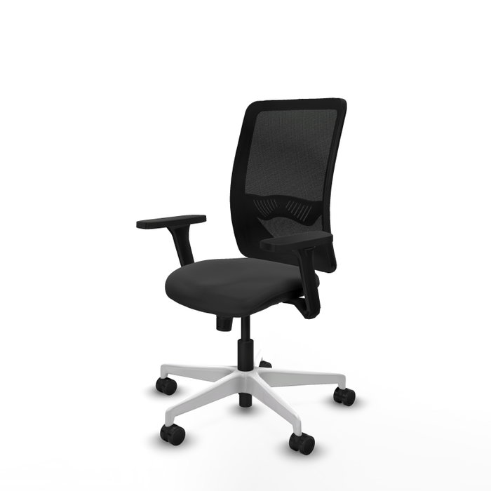 PIQUERAS Y CRESPO Silla de oficina Zulema con mecanismo Sincro, Gris oscuro y Negro PIQUERAS Y CRESPO Silla de oficina Zulema con mecanismo Sincro, Gris oscuro y Negro