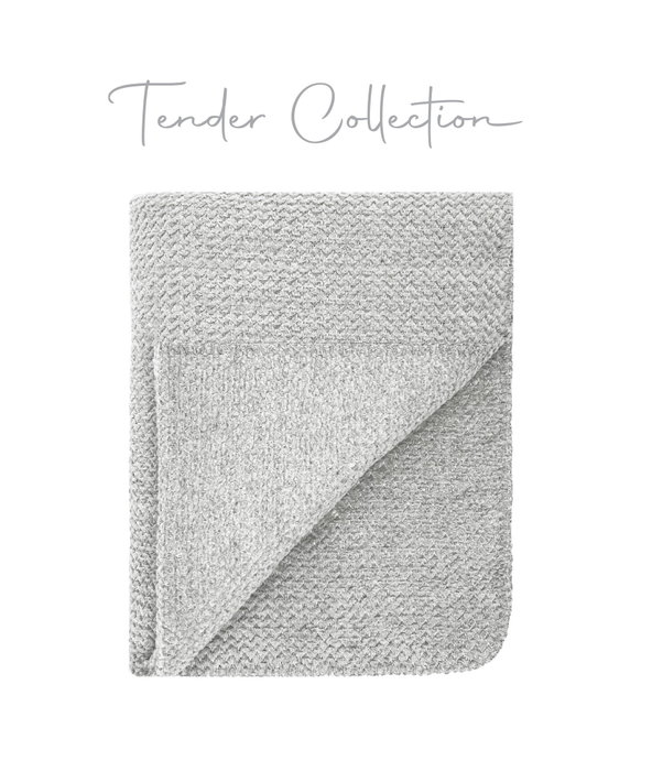 L'essentiel linge de maison Manta Doble de Algodón 100% Gris 180x220 cm
