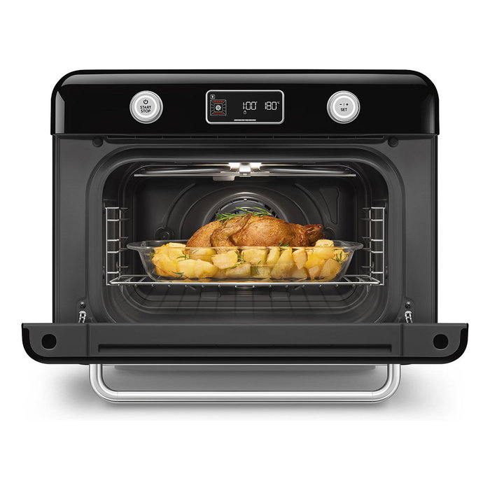 Smeg COF01BLEU Mini Horno Vintage Negro 30L 1800W