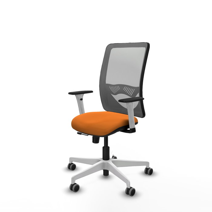 PIQUERAS Y CRESPO Silla de oficina Zulema Naranja y Gris