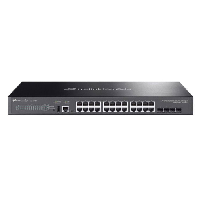 TP-Link Omada SG5428X Switch Gestionado L3 de 24 Puertos con 4 Ranuras 10G SFP+