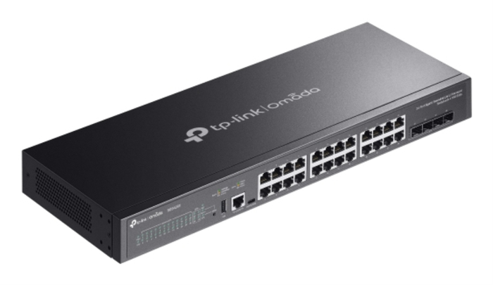 TP-Link Omada SG5428X Switch Gestionado L3 de 24 Puertos con 4 Ranuras 10G SFP+