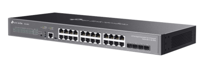 TP-Link Omada SG5428X Switch Gestionado L3 de 24 Puertos con 4 Ranuras 10G SFP+