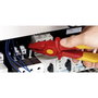 Knipex Alicates de punta plana con aislamiento de plástico