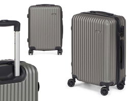 Arte Regal Maleta Liston Cabina ABS Gris Oscuro 38x57x23 cm