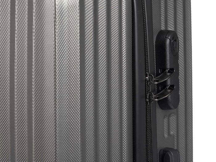 Arte Regal Maleta Liston Cabina ABS Gris Oscuro 38x57x23 cm