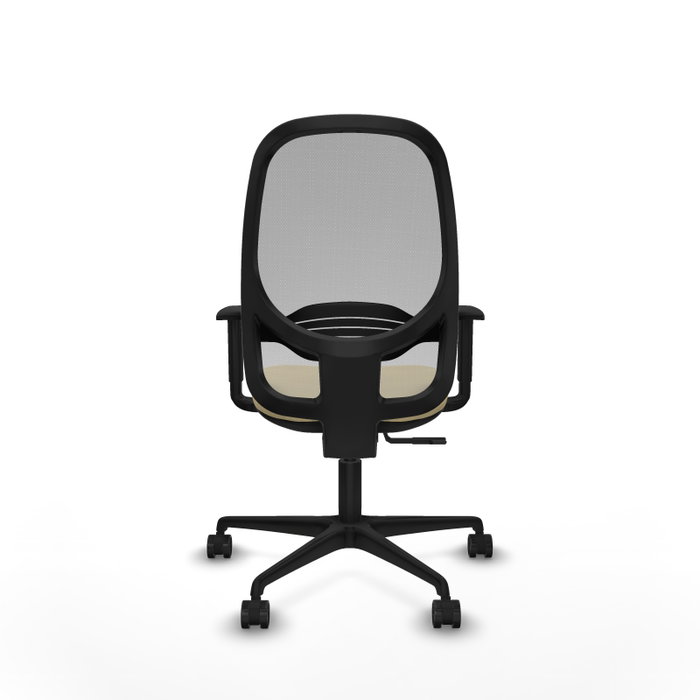 PIQUERAS Y CRESPO Silla de oficina Cilanco con mecanismo Sincro, Crema y Gris PIQUERAS Y CRESPO Silla de oficina Cilanco con mecanismo Sincro, Crema y Gris