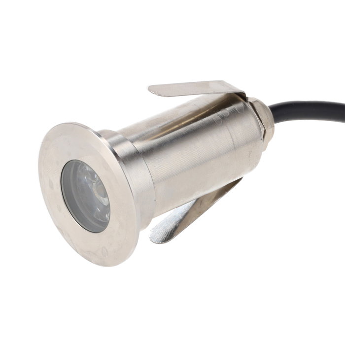 Foco LED Empotrable 3W 300Lm 12V DC IP67 2700K Blanco Cálido para Exterior