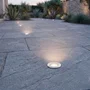 Foco LED Empotrable Exterior 3W 300Lm 12V DC Luz Cálida 2700K IP67 Resistente al Agua 50.000 Horas de Vida Útil