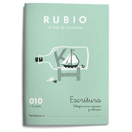 Cuaderno Rubio A5 Escritura Nº 010 (+5 Años) (Set de 10)