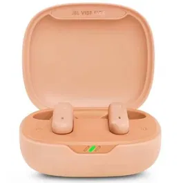 JBL Auriculares Bluetooth Vibe Flex True Wireless Beige con 8h de Autonomía y Estuche de Carga JBLVFLEXBEG