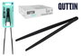 Quttin Pinzas de Cocina 28 cm de Nylon, Color Negro (24 Unidades)
