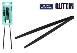 Quttin Pinzas de Cocina de Nylon 28 cm Negras (24 Unidades)