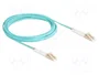 DeLOCK Cable de fibra óptica LC Duplex a LC Duplex multimodo OM3 en ángulo 5 m