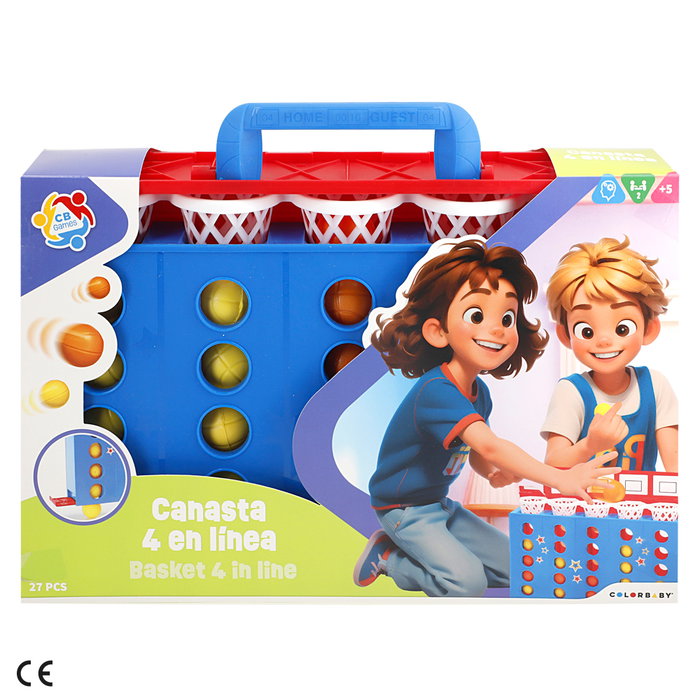 CB Games Juego cuatro en línea de canastas