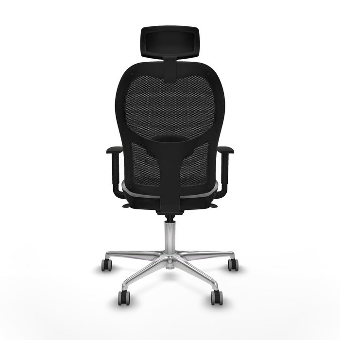 PIQUERAS Y CRESPO Silla de oficina Jorquera con mecanismo Sincro, Gris claro y Negro