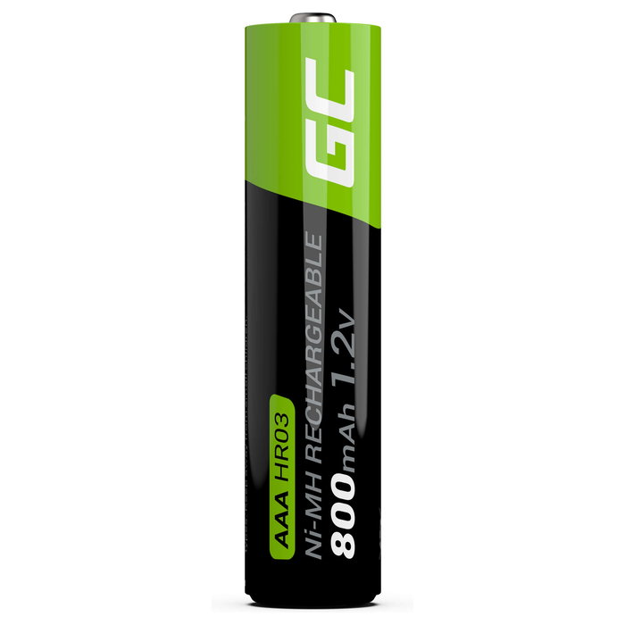 Green Cell GR08 Batería Recargable AAA Níquel-metal Hidruro (NiMH) 1.2V 800mAh 2 Piezas Green Cell GR08 Batería Recargable AAA Níquel-metal Hidruro (NiMH) 1.2V 800mAh 2 Piezas