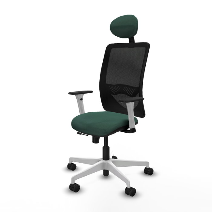 PIQUERAS Y CRESPO Silla de oficina Zulema Verde botella con mecanismo Sincro/Traslack PIQUERAS Y CRESPO Silla de oficina Zulema Verde botella con mecanismo Sincro/Traslack