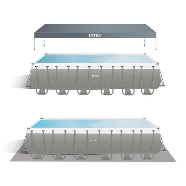 Intex Ultra Frame Rect Pool 732x366x132 cm