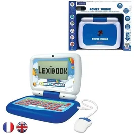 Lexibook LEX3380743095233 Portátil Educativo Bilingüe FR/EN con 40 Actividades en 6 Categorías