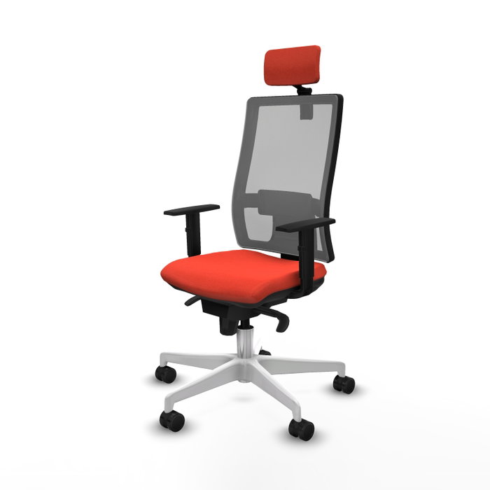 PIQUERAS Y CRESPO Silla de oficina Horna Naranja oscuro y Gris PIQUERAS Y CRESPO Silla de oficina Horna Naranja oscuro y Gris