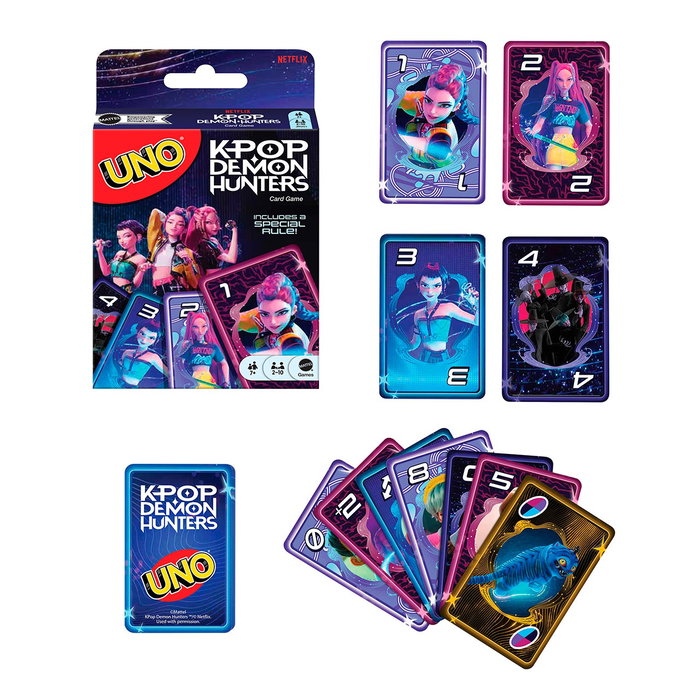 Mattel Juego UNO Guerreras K-Pop Demon Hunters Mattel Juego UNO Guerreras K-Pop Demon Hunters