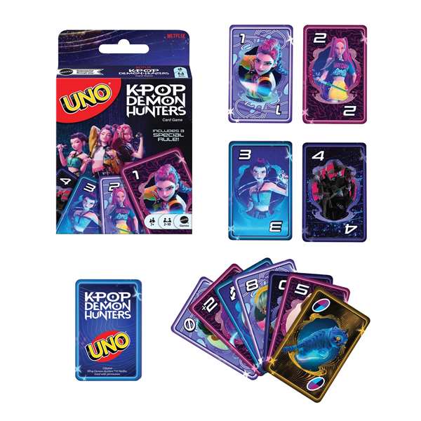 Mattel Juego Uno Guerreras K-Pop 15x9x2 cm Edad Mínima 6 Años