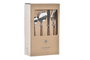 DKD Home Decor Juego de Cubertería de 16 Piezas en Inox y ABS Plateado