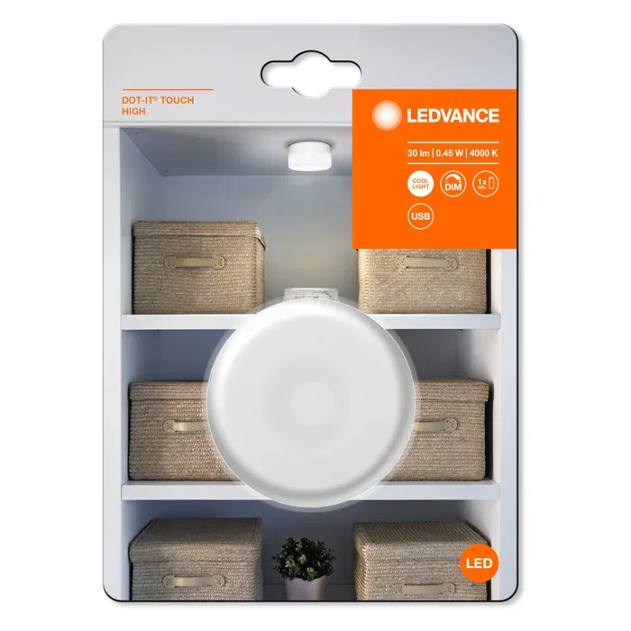 LEDVANCE LVE-4058075399709 Plafón LED Regulable 0,45W 32Lm 4000K 120° IP20